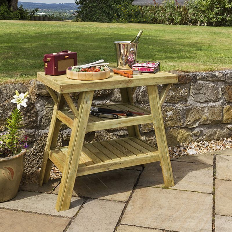 Bbq Side Table At Qd S, Small Table For Outdoor Grill