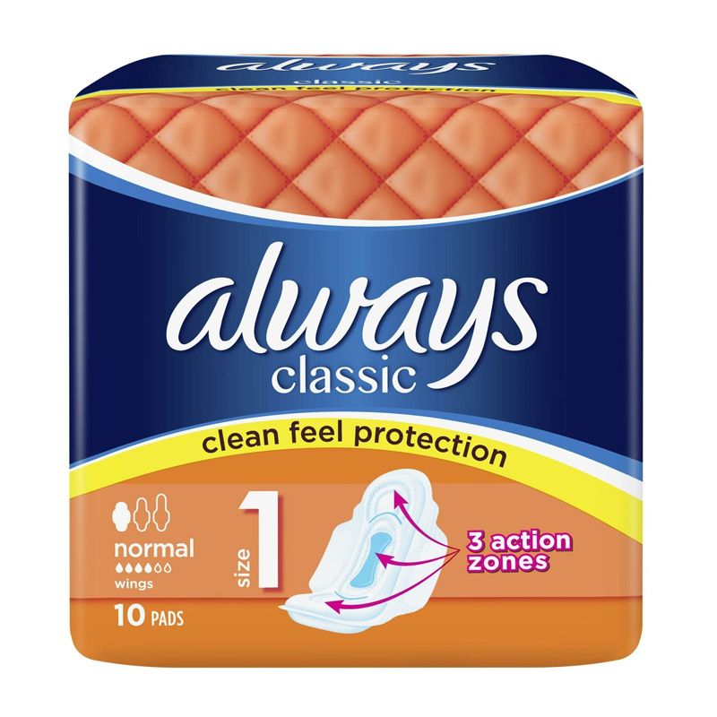 Always Classic Normal Sanitary Towels 10 Pack