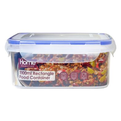 Plastic Food Container Rectangle 11 Litres Clear By Clipseal