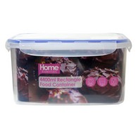 See more information about the Plastic Food Container Rectangle 4.4 Litres - Clear Essentials by Kitchen Collection