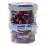 See more information about the 2 Pack 300ml Round Food Containers