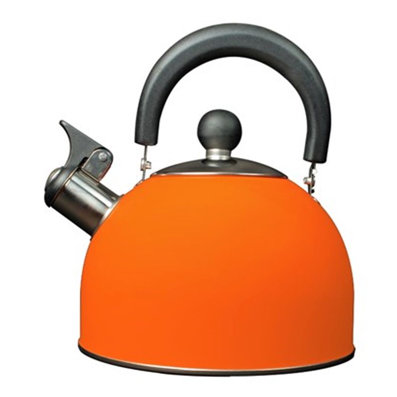 Stainless Steel Kettle Metallic Orange