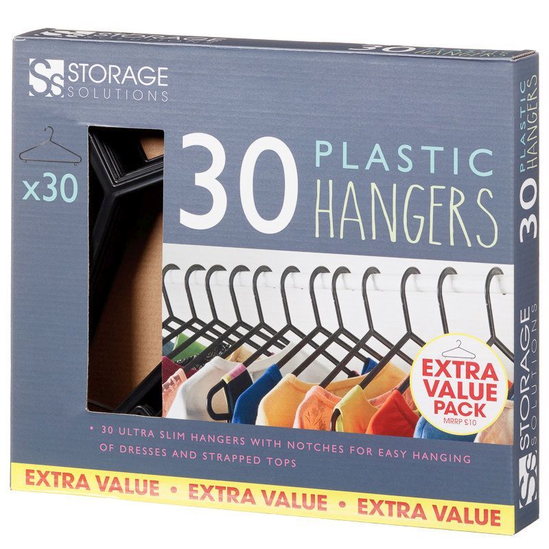 Plastic Hangers 30 Pack