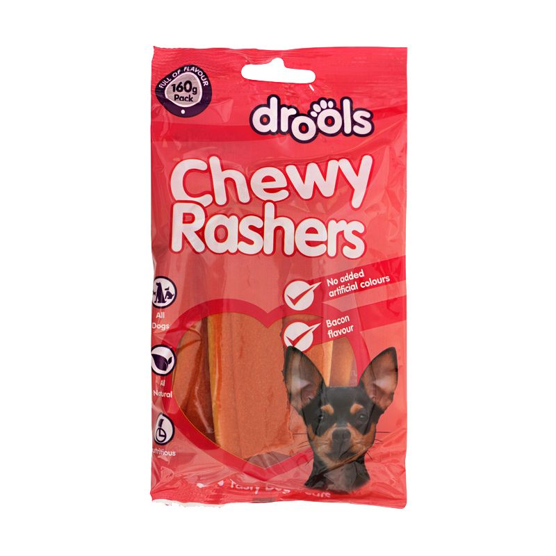 Drools Chewy Rashers Bacon 160g 