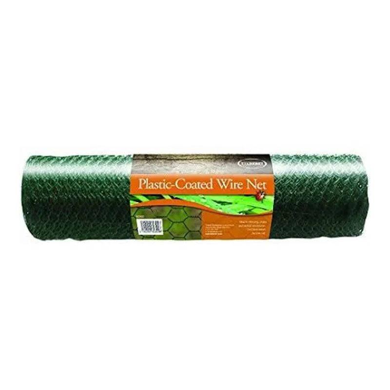 0.5m x 5m Plastic Coated Garden Wire Net Green 13mm