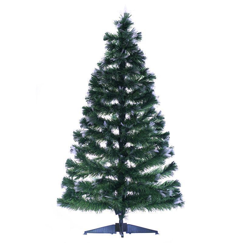 150cm (5 Foot) Green Starburst Fibre Optic LED Christmas Tree