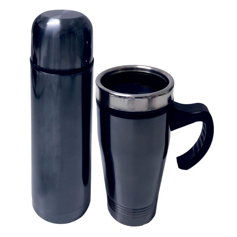 Flask and Mug Travel Set