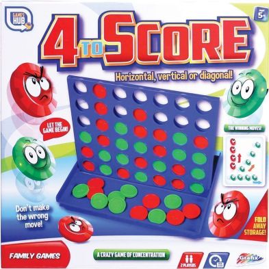 Image of Games Hub 4 To Score Board Game