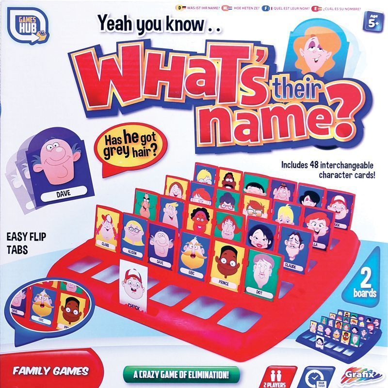 Games Hub What's their Name Board Game