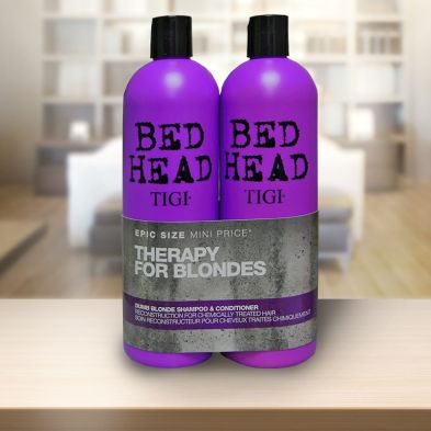 TIGI Bed Head Therapy For Blondes Twin Pack (2x 750ml) from QD Stores