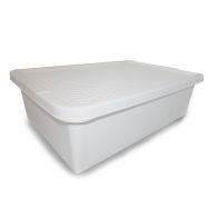 See more information about the 32L Simply Rattan Underbed Plastic Storage Cream Box & Clip Lid