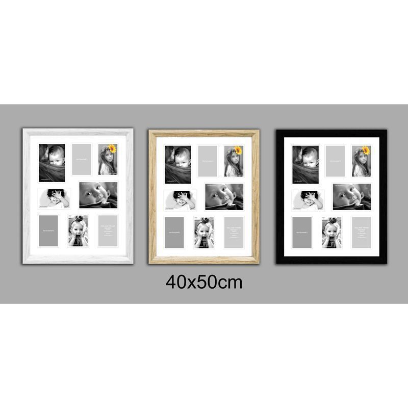 Collage Picture Frame 40x50cm 8 Spaces - White