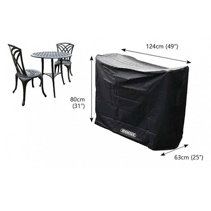 Bosmere Storm 2 Seater Bistro Set Cover