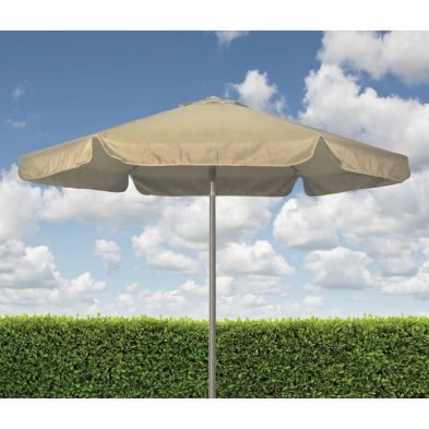 Product photograph of Hexagonal Garden Parasol By Croft - 2 2m Beige from QD stores