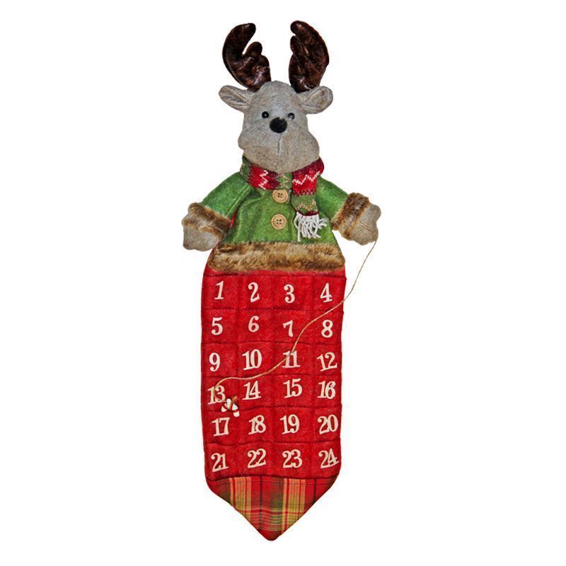 Reindeer Design Christmas Advent Calendar 72cm