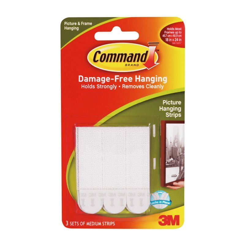 3M Command Medium Damage-Free Hanging Picture Strips