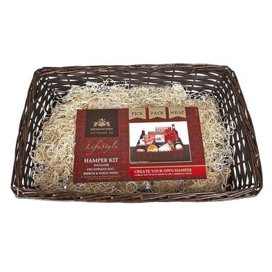See more information about the Create Your Own Gift Hamper Kit Small Dark Wicker - Small