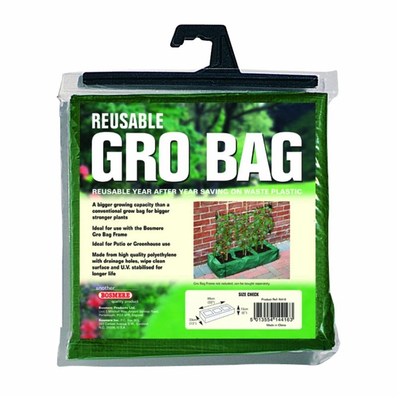 Bosmere Reusable Garden Greenhouse Gro Bag Green