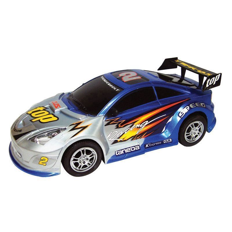 Friction Powered Road Racer Car - Blue