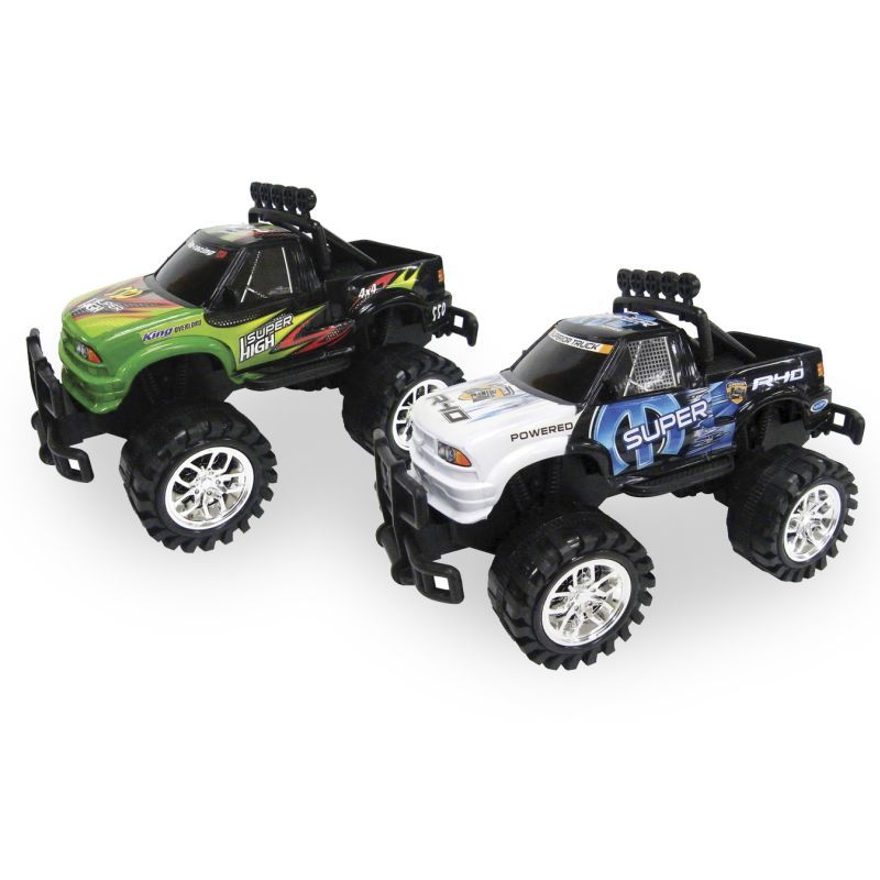 Pack Of Two Off Roader Friction Power Cars 30cm