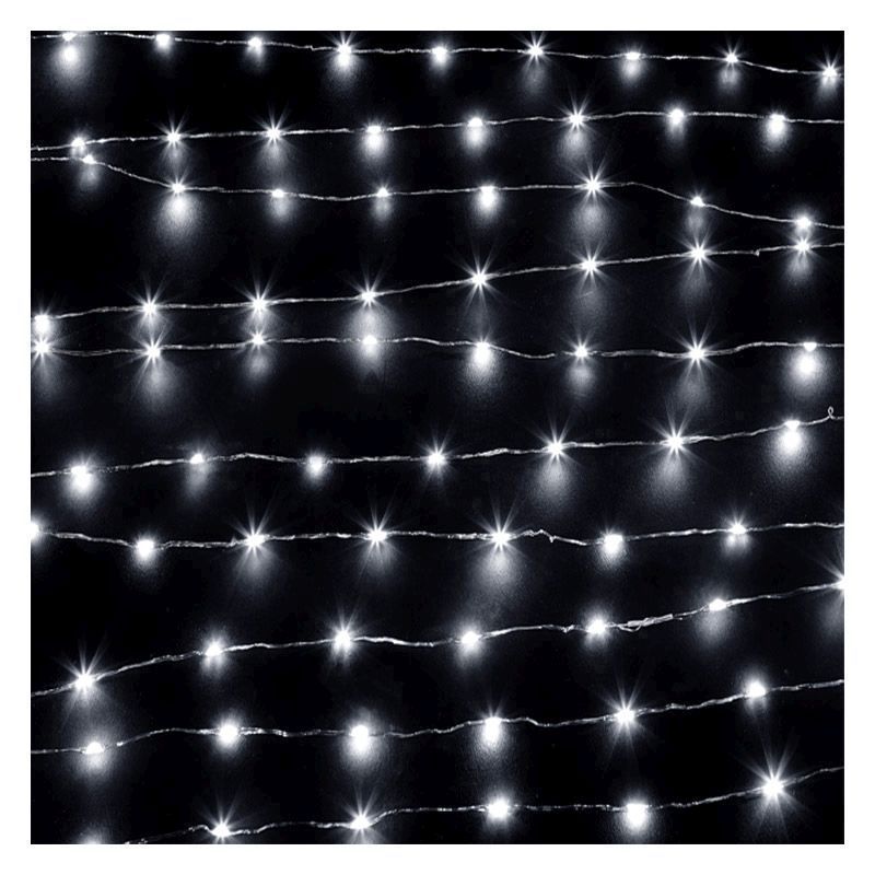 200 LED White Indoor Decorative Fairy Lights Chain Mains 10m