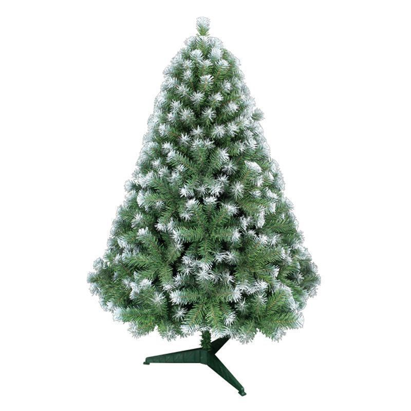 5ft Santa Snow Pine Christmas Tree Artificial - White Frosted Green 