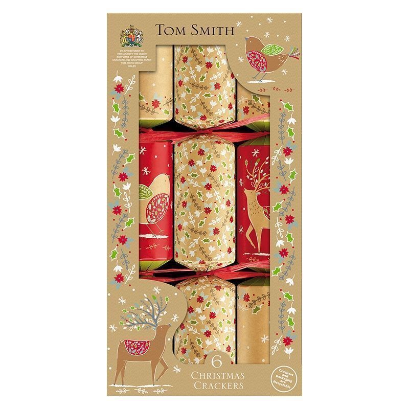 Tom Smith 6 Christmas Crackers (12")