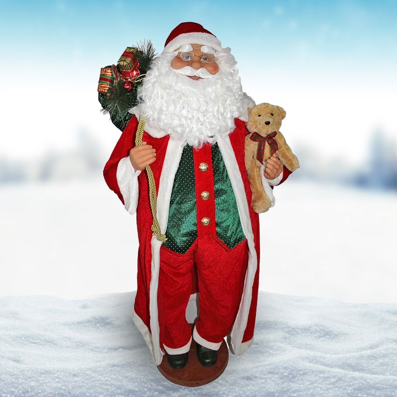 Santa Dancing And Music Figure 150cm