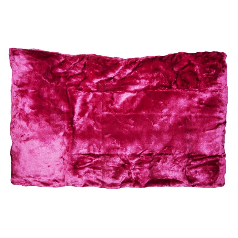 Your Home 150 x 200cm Faux Fur Dark Pink Throw