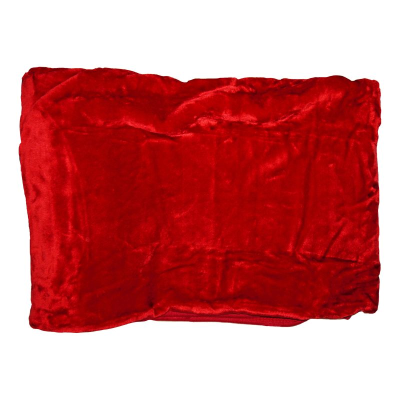 Your Home 150 x 200cm Faux Fur Red Throw