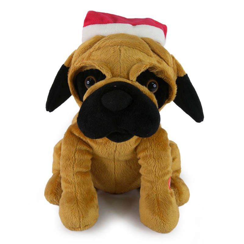 Christmas Animated Pug Dog