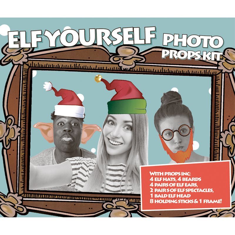 Elf Yourself Photo Prop Kit
