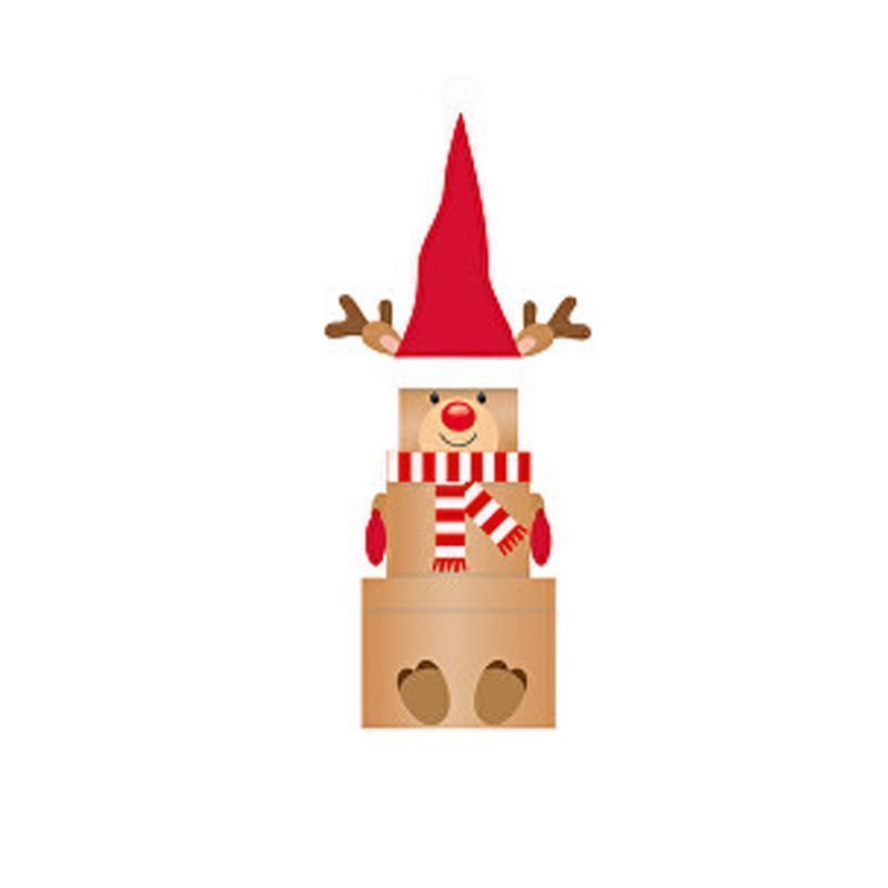 Reindeer Plush 3 Piece Gift Box Set