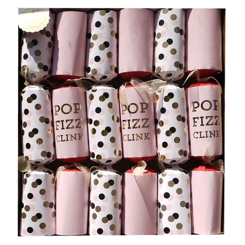 6 Family Christmas Crackers (15 Inch) - Pop Fizz Clink