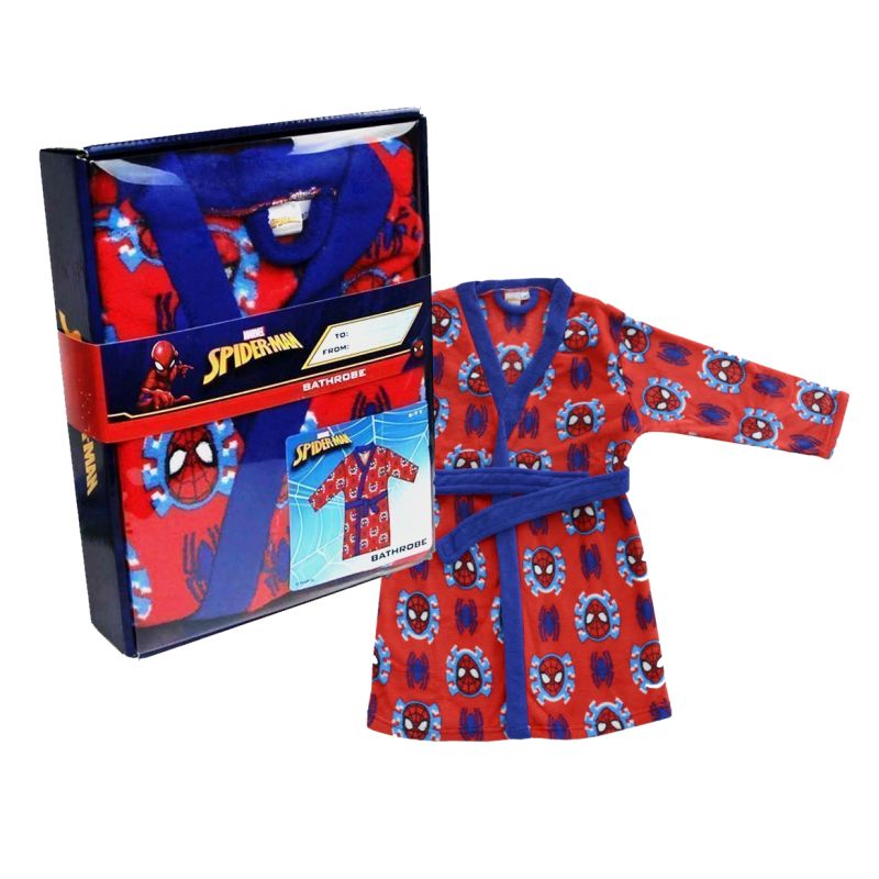 Dressing Gown - Spiderman 2 to 3 Years