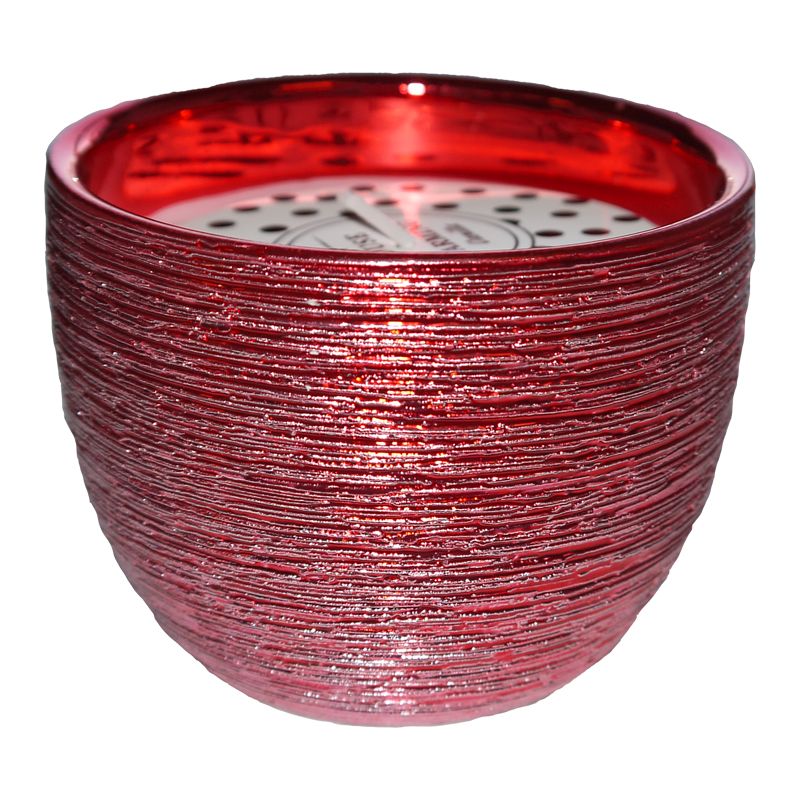 Red Ceramic Bowl Candle Vanilla (9cm x 7cm)