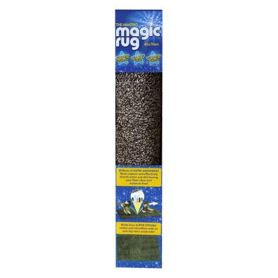 45x70cm The Amazing Magic Rug Poly Medium Brown Mix