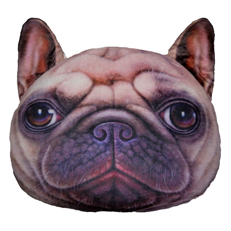 32cm Animal Plush Pillow - Pug