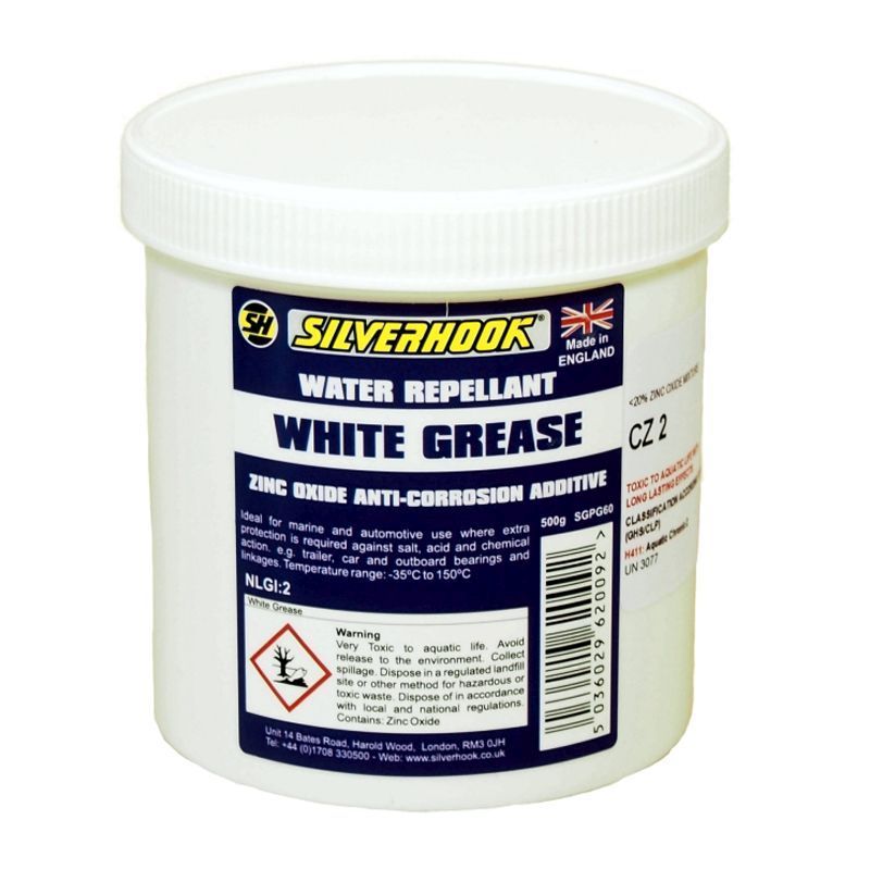 Silver Hook White Grease Zinc Oxide Anti-Corrosion Additive 500g