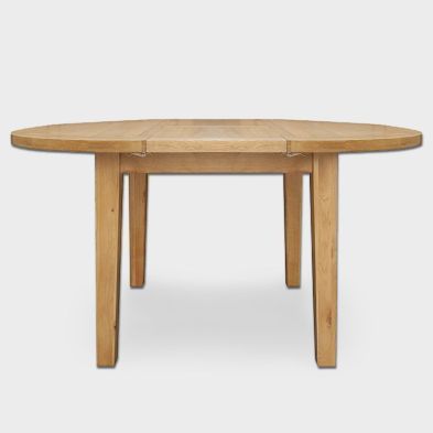 Cotswold Oak Extending Oval Dining Table Natural 110cm