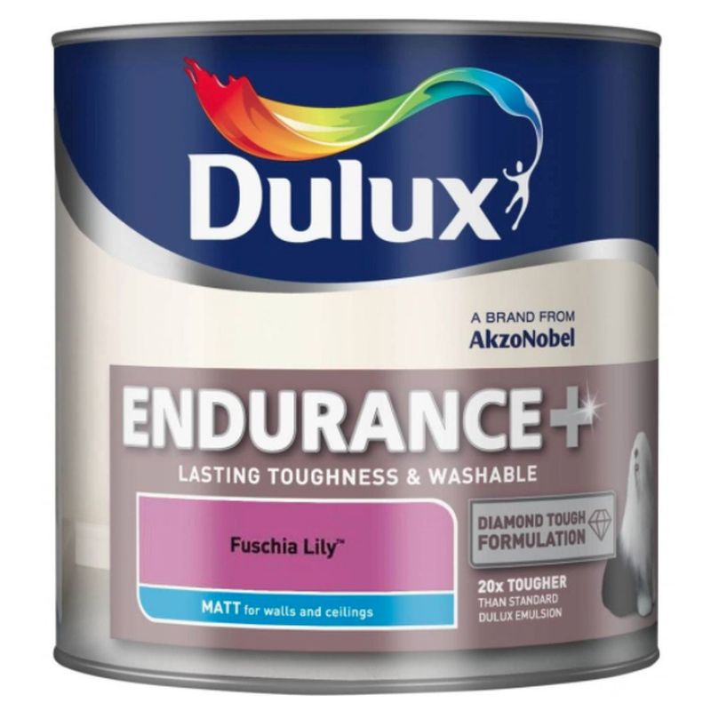 Dulux Fuschia Lilly Matt 2.5L Endurance Paint