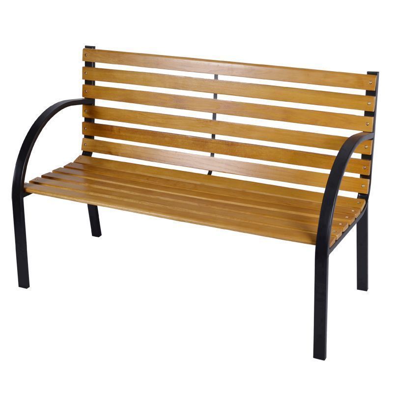 12 Slats Wooden Garden Bench - Buy Online at QD Stores