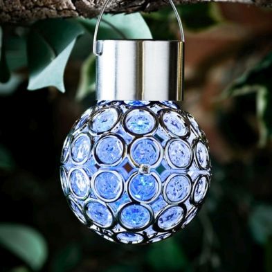 See more information about the Bright Garden Solar Hanging Gem Light