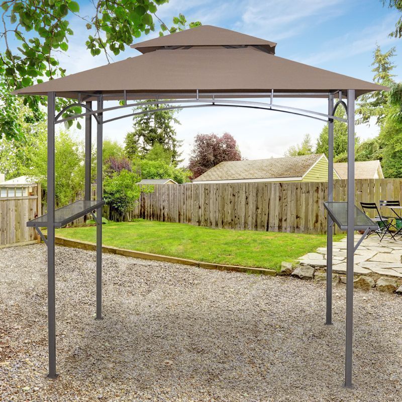 Luxury Garden Replacement Gazebo Cover by Croft - 1.55 x 2.45M Brown