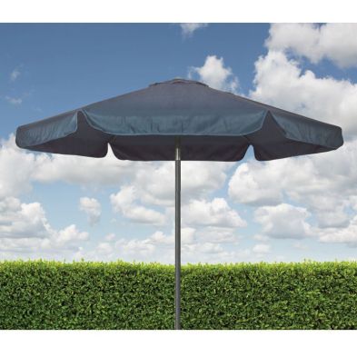 Product photograph of Hexagonal Garden Parasol By Croft - 2 2m Blue from QD stores