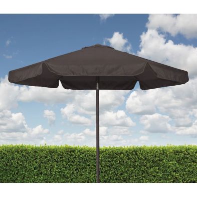 Product photograph of Tilt Garden Parasol By Croft - 2 2m Charcoal from QD stores
