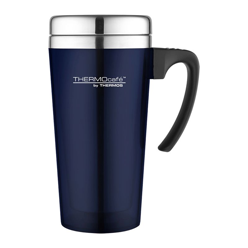 Thermos Translucent Travel Mug (420ml) - Blue