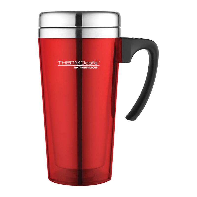 Thermos Translucent Travel Mug (420ml) - Red