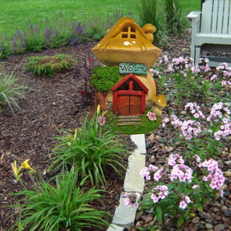 Magical Garden Solar Powered Woodland Toadstool House