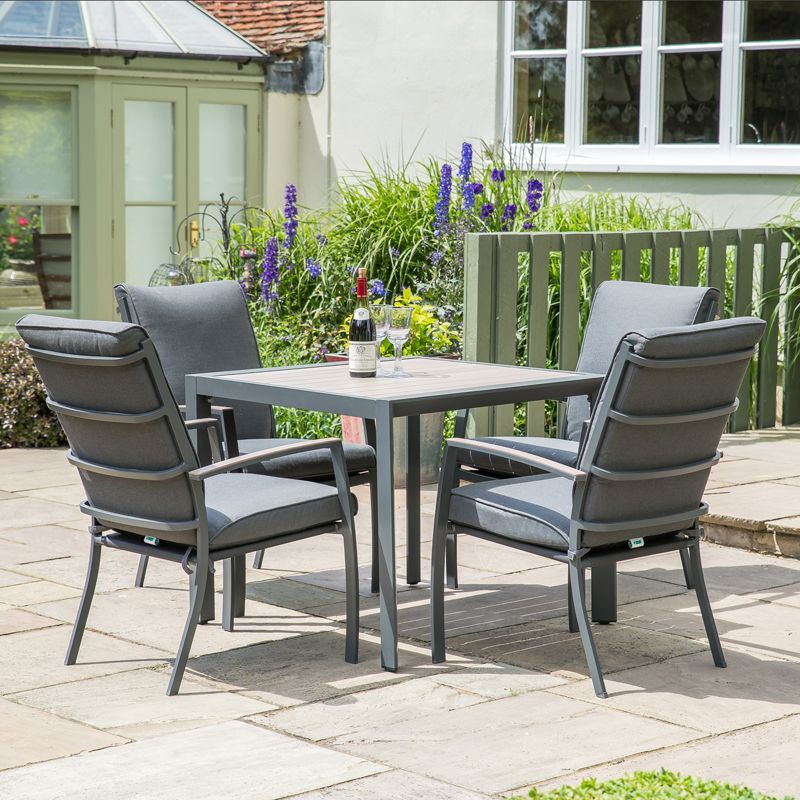 Croft Milan 4 Seat Set With Cushioned Airchairs